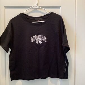 Nwt Faded Rose Crop Top‎ size large